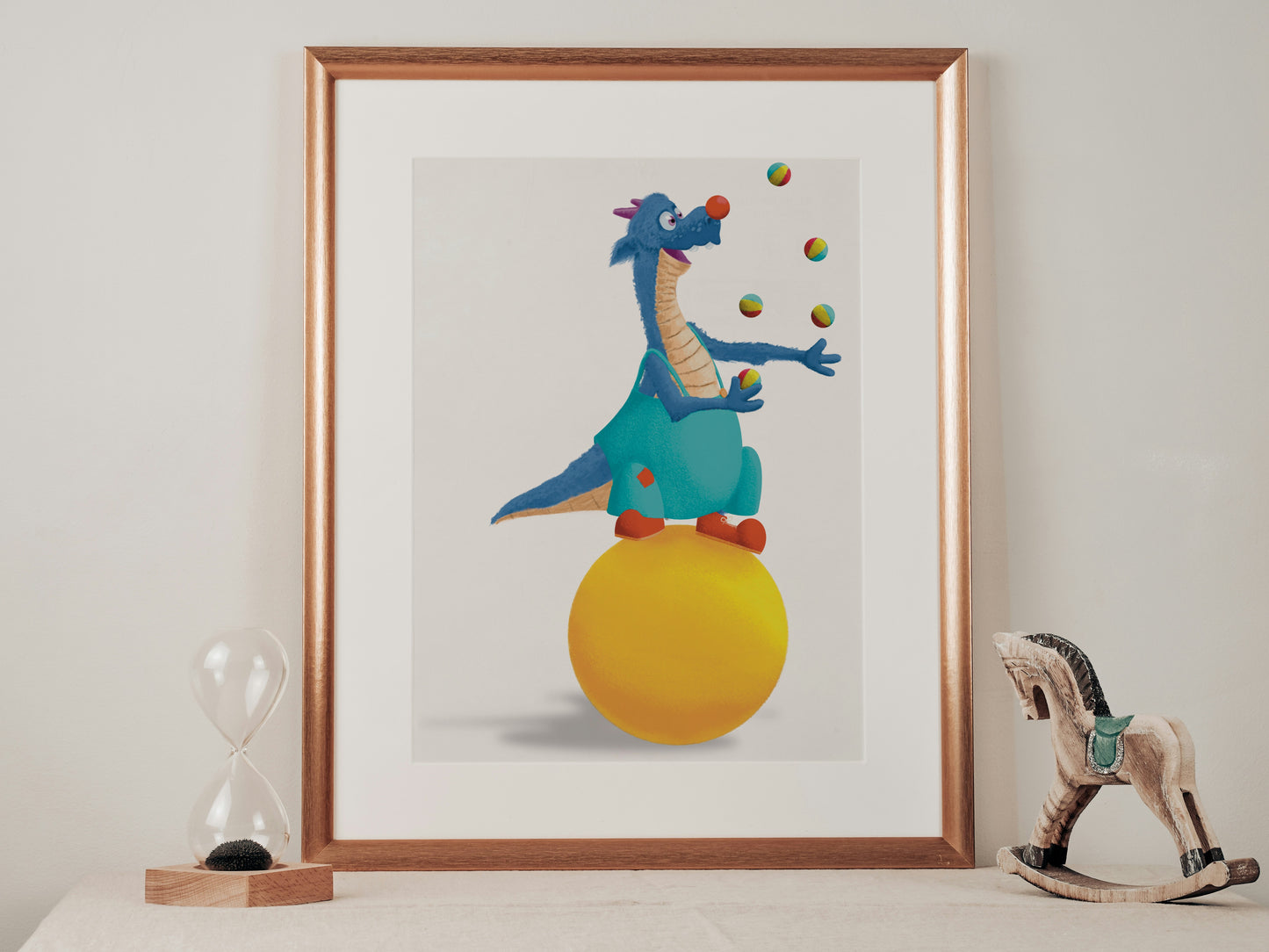 Digital Nursery Wall Art - Morris Clown