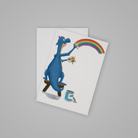 Postkaart - Morris Regenboog
