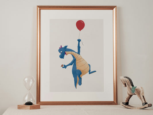 Digital Nursery Wall Art - Morris Balloon