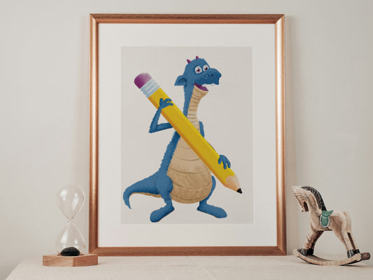 Digital Nursery Wall Art - Morris Pencil